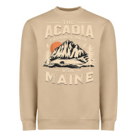 Mushroom acadia national park maine nature hike outdoors vintage t shirt Heavyweight Sweatshirt - ArtMosaic
