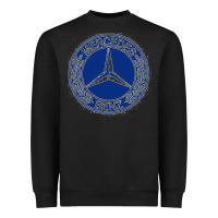 Black white amg Heavyweight Sweatshirt - ArtMosaic