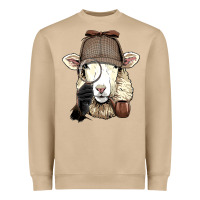 Mushroom Detective Sheep Lamb Spy Investigator Farmer Sheep Lover 53 Heavyweight Sweatshirt - ArtMosaic