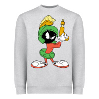 Heather Grey marvin the martian looney Heavyweight Sweatshirt - ArtMosaic