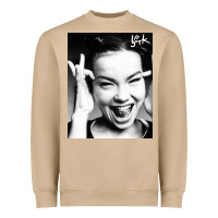 Mushroom my name is bjork [tw] Heavyweight Sweatshirt - ArtMosaic