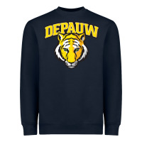Navy depauw clubs Heavyweight Sweatshirt - ArtMosaic