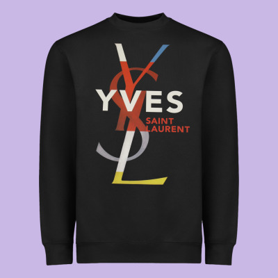 Yvessaintlaurent Heavyweight Sweatshirt Designed By Artmosaic