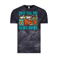 Cloud Black pray till the cows come home olivia Vintage Tee - OliviaCreatesArt