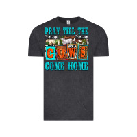 Vintage Black pray till the cows come home olivia Vintage Tee - OliviaCreatesArt