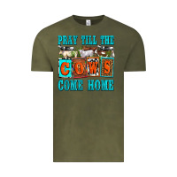Vintage Olive pray till the cows come home olivia Vintage Tee - OliviaCreatesArt