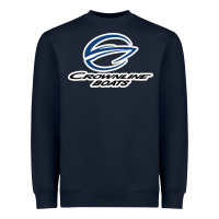 Navy Crownline Boats Heavyweight Sweatshirt - ArtMosaic