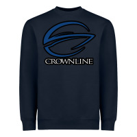Navy Crownline Boats Heavyweight Sweatshirt - ArtMosaic