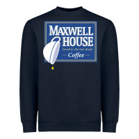 Navy maxwell house Heavyweight Sweatshirt - ArtMosaic