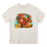 Cream Turkey pumpkins Heavy Core Tee - NancyCooperArtShop