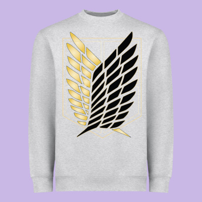 Shingekis No Kyojinn Heavyweight Sweatshirt Designed By Artmosaic
