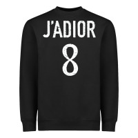 Black j’adior 8 Heavyweight Sweatshirt - ArtMosaic