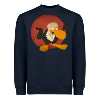 Navy beaky buzzard 1 Heavyweight Sweatshirt - ArtMosaic