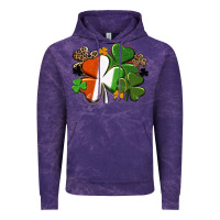 Cloud Purple Irish flag shamrock St. Patricks Day Vintage Hoodie - FaDigitalArtStudio