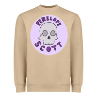 Mushroom Penelope Scott Skeleton Heavyweight Sweatshirt - ArtMosaic