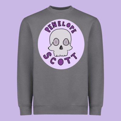 Penelope Scott Skeleton Heavyweight Sweatshirt Designed By Artmosaic