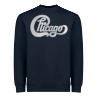 Navy Chicago Transit Authority Heavyweight Sweatshirt - ArtMosaic