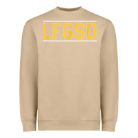 Mushroom Exclusive Brown LFGSD Official Fun Design T Shirt Heavyweight Sweatshirt - ArtMosaic