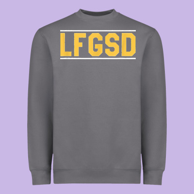 Exclusive Brown Lfgsd Official Fun Design T Shirt Heavyweight Sweatshirt Designed By Artmosaic