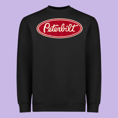 Peterbilt Truck Racing Vintage Heavyweight Sweatshirt Designed By Artmosaic