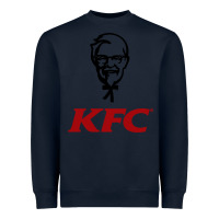 Navy k.f.c-restaurant Heavyweight Sweatshirt - ArtMosaic