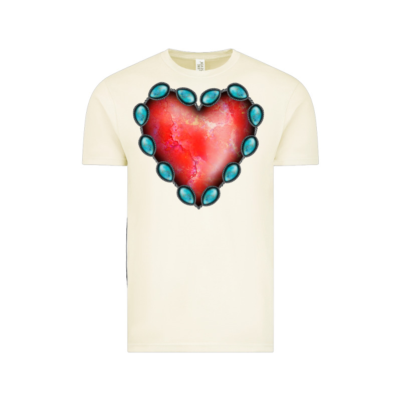 Gemstone Red Heart Vintage Tee by Jasminsmagicworld | Teevron
