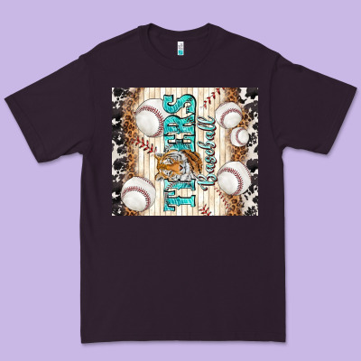 Tigers Baseball With Tiger Premium Tee Designed By Tumblerdesignbyshophia