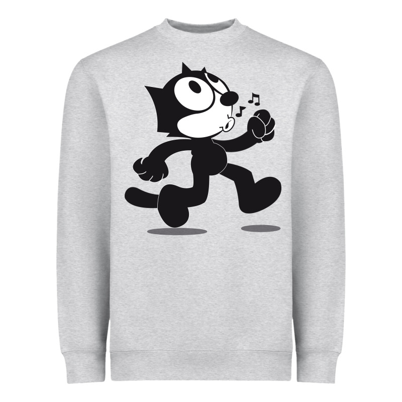 Felix The Cat Whistling Heavyweight Sweatshirt by ArtMosaic | Teevron