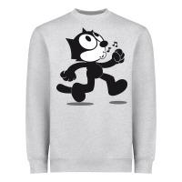 Felix The Cat Whistling Heavyweight Sweatshirt | Teevron