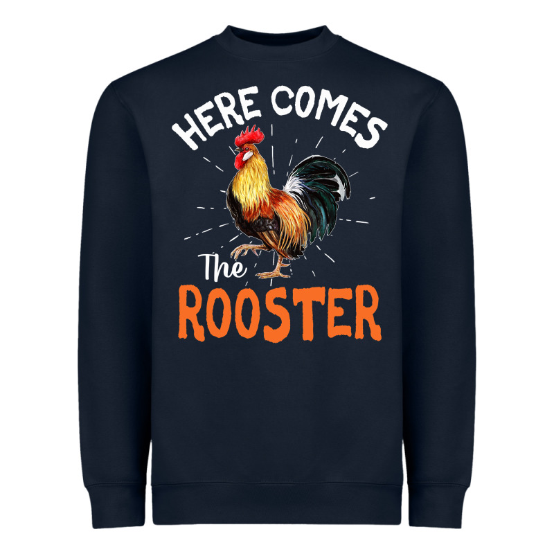 Here Comes The Rooster Shirt Chicken Lady Outfit 243 Heavyweight Sweatshirt by ArtMosaic | Teevron