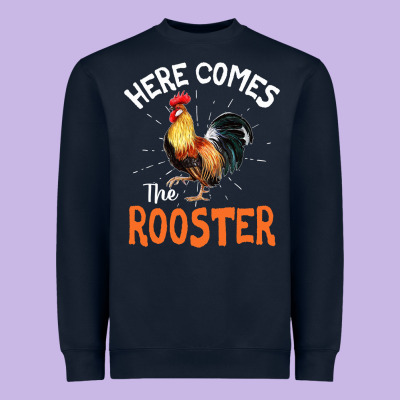 Here Comes The Rooster Shirt Chicken Lady Outfit 243 Heavyweight Sweatshirt Designed By Artmosaic