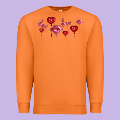 Love And  Love Balloons Premium Sweatshirt Designed By Adodesignshop