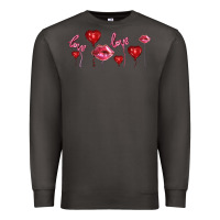 Smoke love and  love balloons Premium Sweatshirt - AdoDesignShop