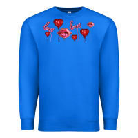 True Royal love and  love balloons Premium Sweatshirt - AdoDesignShop
