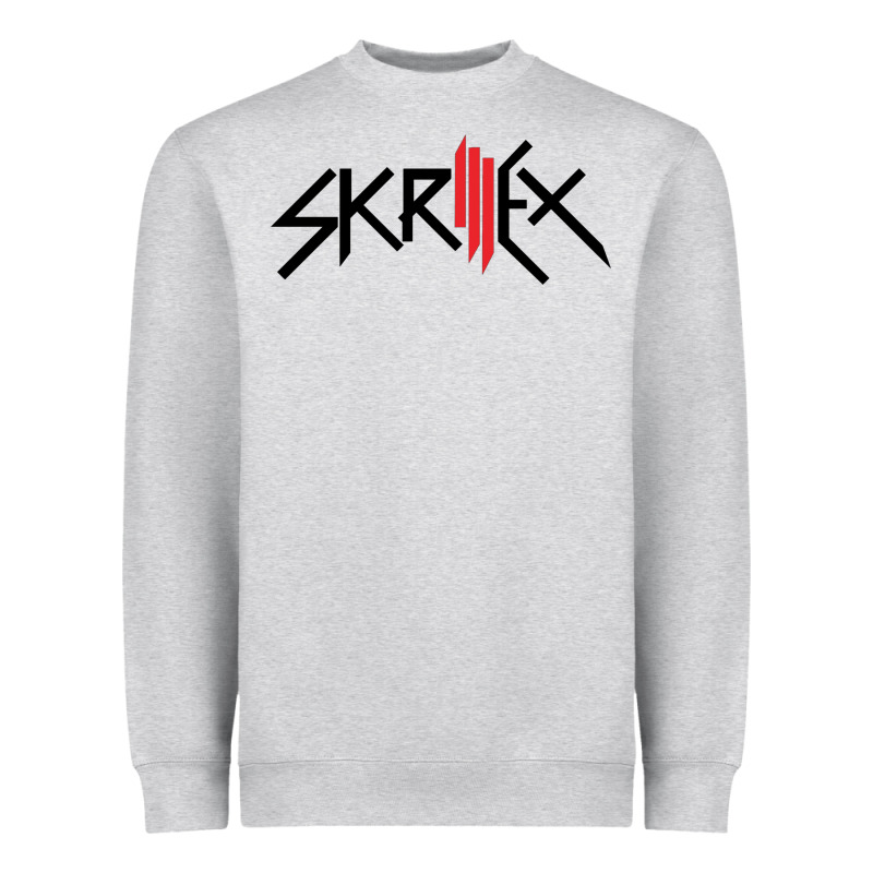 White Skrillex Heavyweight Sweatshirt by ArtMosaic | Teevron