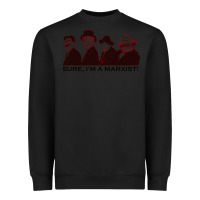 Black sure i'm a marxist Heavyweight Sweatshirt - ArtMosaic