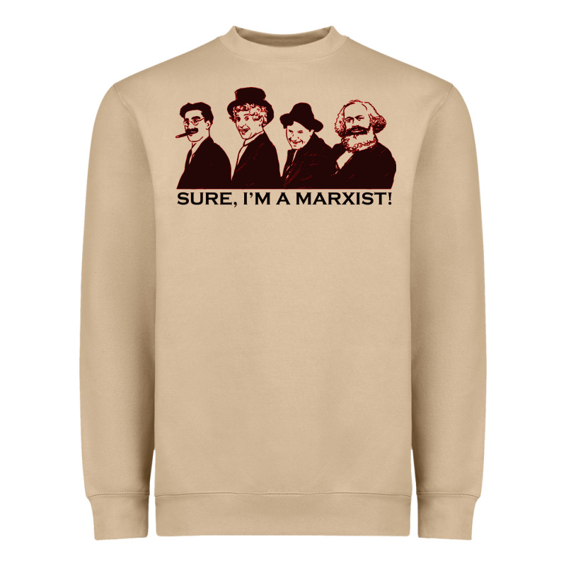 Sure I'm A Marxist Heavyweight Sweatshirt by ArtMosaic | Teevron