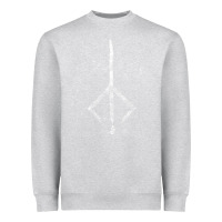 Heather Grey Graphic Picture Bloodborne Day Gift Heavyweight Sweatshirt - ArtMosaic