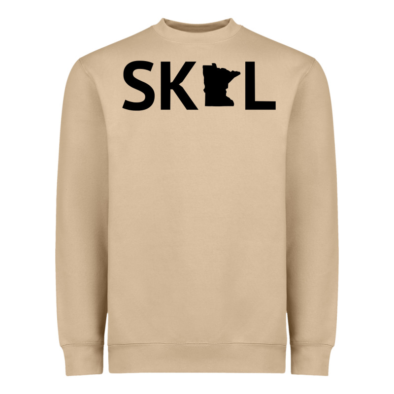 Skol Minnesota Hoodie  Let's Go Mn Hooded Sweatshirt Heavyweight Sweatshirt by ArtMosaic | Teevron
