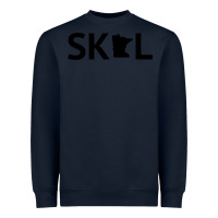 Navy skol minnesota hoodie  let's go mn hooded sweatshirt Heavyweight Sweatshirt - ArtMosaic