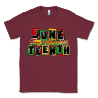 Burgundy juneteenth freeish since 1865 Classic Tee - CowGirlArtShop