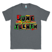 Charcoal Heather juneteenth freeish since 1865 Classic Tee - CowGirlArtShop