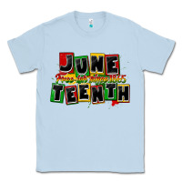 Dusty Blue juneteenth freeish since 1865 Classic Tee - CowGirlArtShop