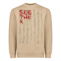 Mushroom Seether Bone Flag Heavyweight Sweatshirt - ArtMosaic
