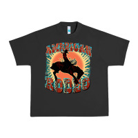 Pigment Black American rodeo Urban Heavy Tee - FaDigitalArtStudio