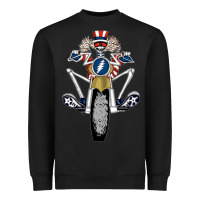 Black grateful motor ber Heavyweight Sweatshirt - ArtMosaic