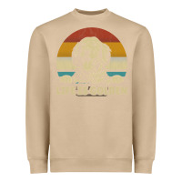 Mushroom Golden Retriever Dog Life is golden retro vintage Heavyweight Sweatshirt - ArtMosaic
