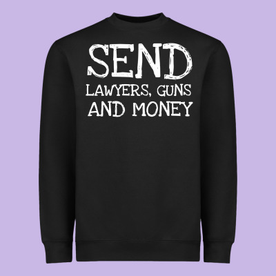 Warren Zevon Send Lawyers Guns And Money Music Shirt Heavyweight Sweatshirt Designed By Artmosaic