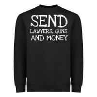 Black Warren Zevon Send Lawyers Guns and Money Music Shirt Heavyweight Sweatshirt - ArtMosaic