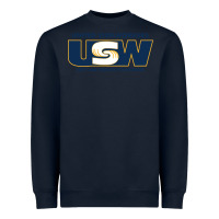 Navy United Steelworkers - Unity and Strength for Worke Heavyweight Sweatshirt - ArtMosaic